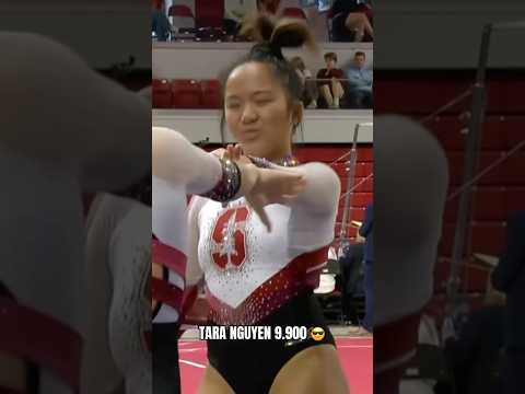 A master at her work. 😊 #stanford #stanfordcardinal #ncaagymnastics #collegegymnastics #gymnast