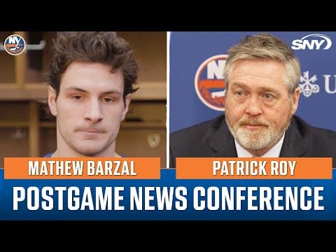 Islanders come up empty in shutout loss to Sabres, bench Mathew Barzal and Anders Lee