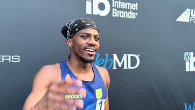 Brandon Miller takes down Donavan Brazier, Josh Kerr, Bryce Hoppel to win 800 1:44.26 LA Track Test