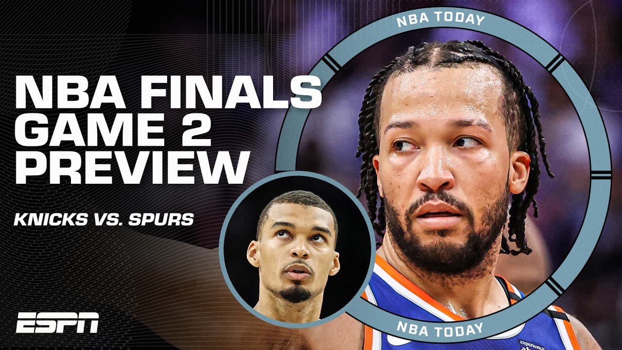 NBA Finals Game 2 preview 🍿 What adjustments will the Spurs make vs. the Knicks? | NBA Today