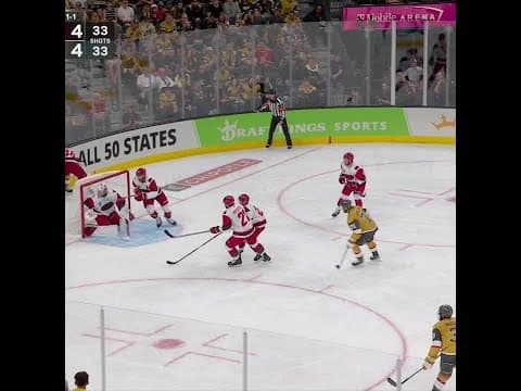 THE MOMENT THE GOLDEN KNIGHTS WON IN DOUBLE OVERTIME 🤩