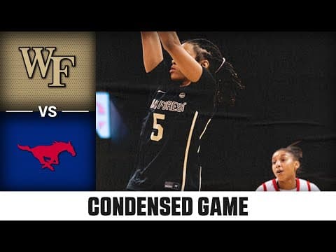 Wake Forest vs. SMU Condensed Game | 2025-26 ACC Women's Basketball