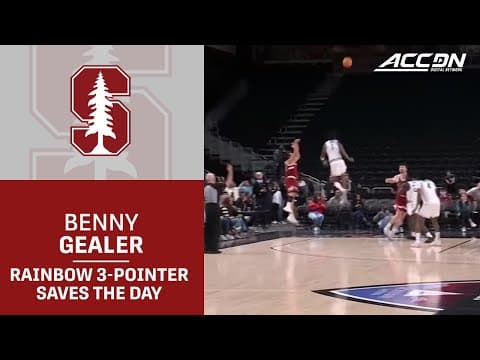 Stanford Guard Benny Gealer's Only Basket Saves The Day