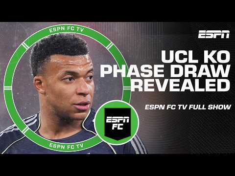 UEFA Champions League KO Phase Draw REVEALED 👀 | ESPN FC