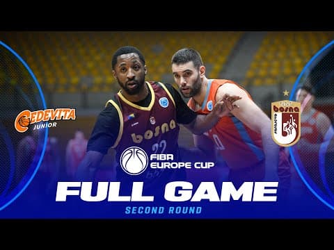 LIVE - Cedevita Junior v KK Bosna BH Telecom | FIBA Europe Cup 2025-26 | Second Round