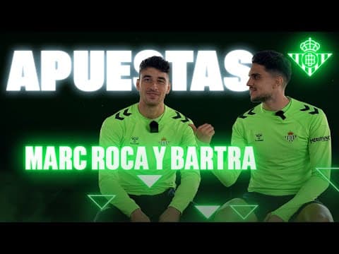 RETO de los APUESTAS con Marc Roca y Marc Bartra 📝✅ | CHALLENGE | Real Betis Balompié