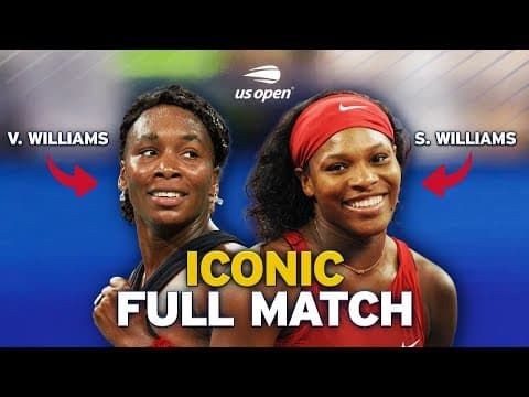 Epic Williams Sisters Battle! | Venus vs. Serena | Iconic Full Match | 2008 US Open Quaterfinal