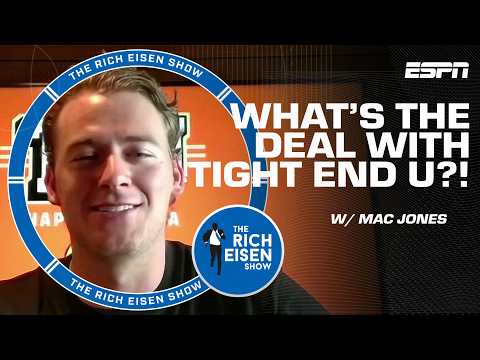 Mac Jones says Tight End U is 'good, educational football' not just partying 😅 | The Rich Eisen Show