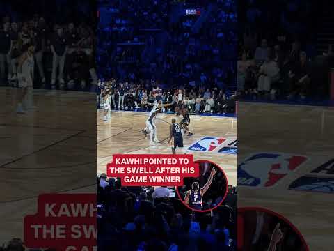 Kawhi game winner celebration #nbaallstar 🫵