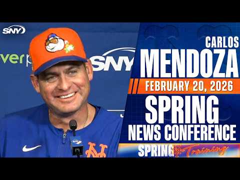 Carlos Mendoza talks Nolan McLean live BP outing, lineup for Saturday's exhibition opener