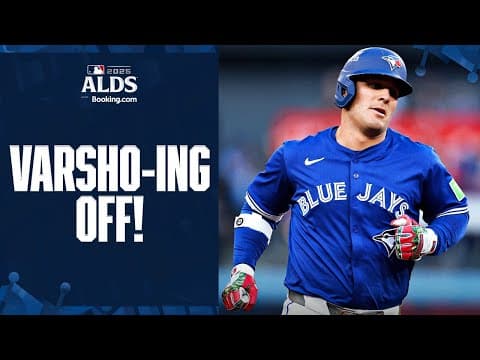 Daulton Varsho's SECOND homer and FOURTH extra-base hit of the game! 😳