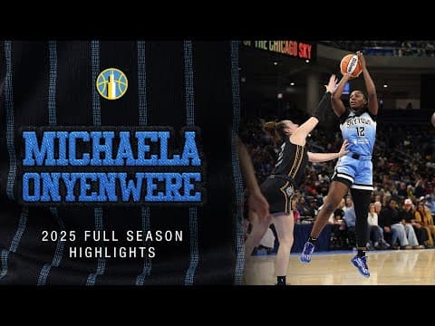 HIGHLIGHTS | Michaela Onyenwere Top Plays of the 2025 Regular Season