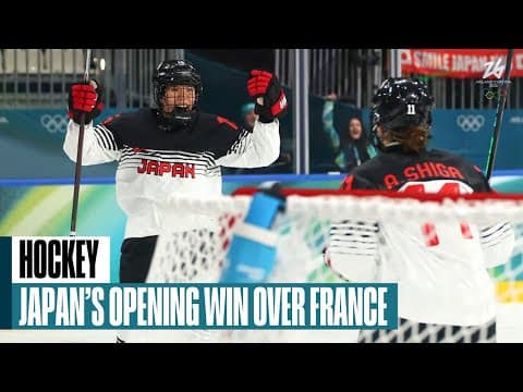 Japan women's hockey wins Olympic opener over France 3-2