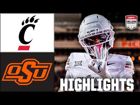 Cincinnati Bearcats vs. Oklahoma State Cowboys | Full Game Highlights | ESPN CFB