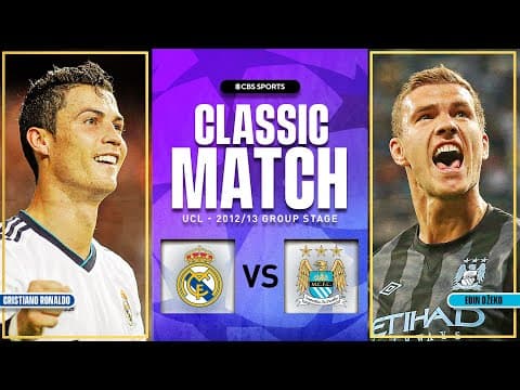 Real Madrid vs. Manchester City CLASSIC Highlight 💫 | UCL 2012/13 Group Stage | Ronaldo WINNER 🤩