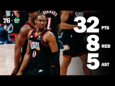 Tyrese Maxey Fills Up the Stat Sheet vs. Pacers