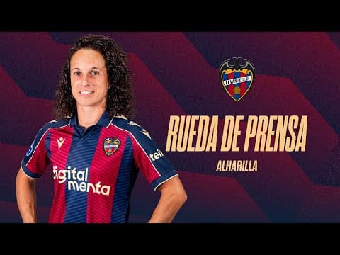 RUEDA DE PRENSA de ALHARILLA previa al encuentro ante el FC Barcelona (J12)