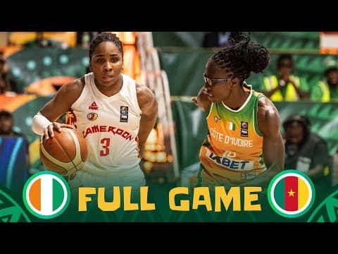 Class. 5-8 game | Côte d'Ivoire v Cameroon | Full Basketball Game | FIBA Women's AfroBasket 2025