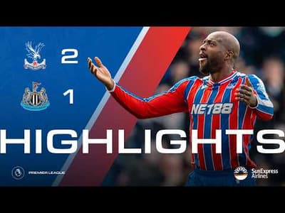 MATETA BACK WITH BOOM 💥 | Crystal Palace 2-1 Newcastle United | Premier League Highlights