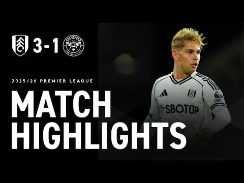 HIGHLIGHTS | Fulham 3-1 Brentford | A dramatic derby comeback