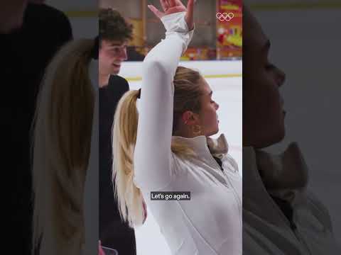 Recreating iconic moments from #PyeongChang2018 with Sofia Val and Asaf Kazimov!🤩 #Olympics