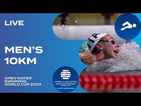 LIVE Men’s 10km | Open Water Swimming World Cup 2023 | Golfo Aranci