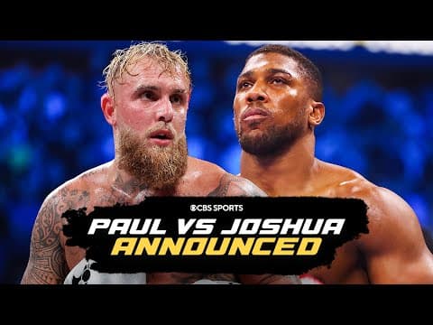 Jake Paul set to fight former heavyweight champ Anthony Joshua in December