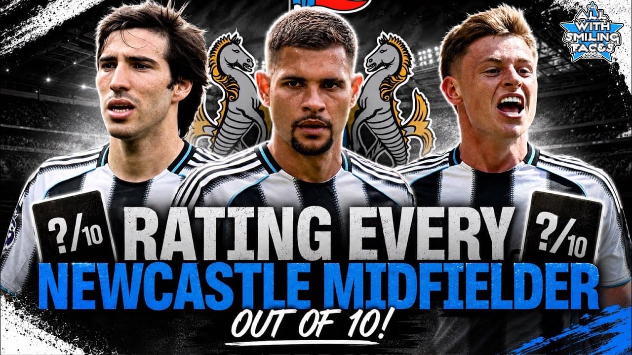 Player Rating Out Of 10 | Newcastle United Midfielders 