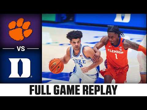 Clemson vs. Duke Full Game Replay | 2025-26 ACC Men's Basketball