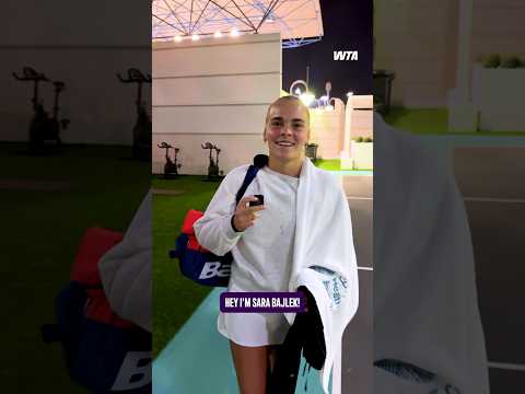 The final awaits Sara Bejlek ✨#WTA #SaraBejlek #MubadalaAbuDhabiOpen