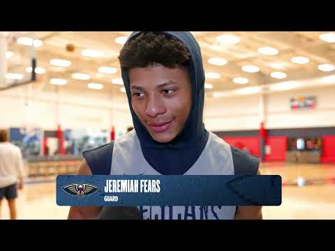 Jeremiah Fears on participating in Rising Stars | Pelicans Practice 1/29/26