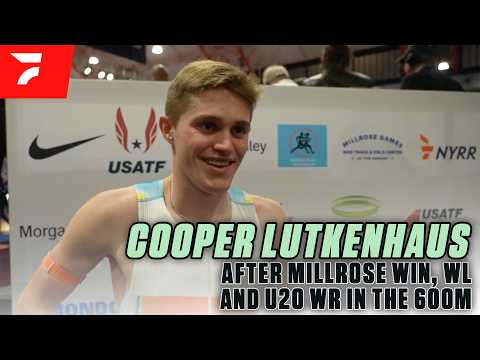 Cooper Lutkenhaus After His Millrose Games 600m Victory In A New World Lead