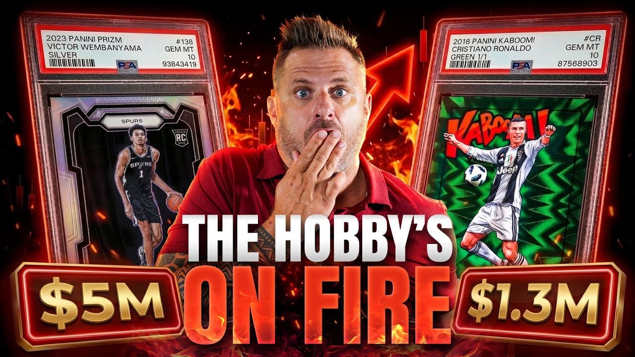Wemby at $5 Million, Ronaldo at $1.3 Million, and the Hobby Still Isn’t Cooling Off