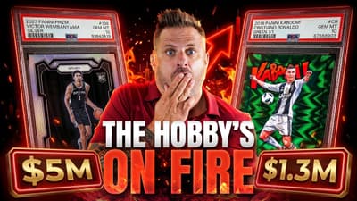 Wemby at $5 Million, Ronaldo at $1.3 Million, and the Hobby Still Isn’t Cooling Off