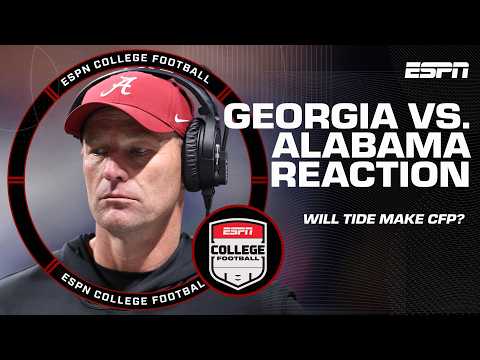SEC Championship Reaction: Is Alabama at risk of missing the CFP? | ESPN College Football