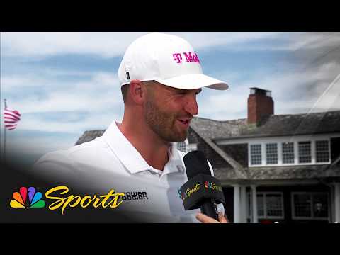 Wyndham Clark 'fought really hard' to keep pace in Round 2 of 126th U.S. Open | Golf on NBC Sports