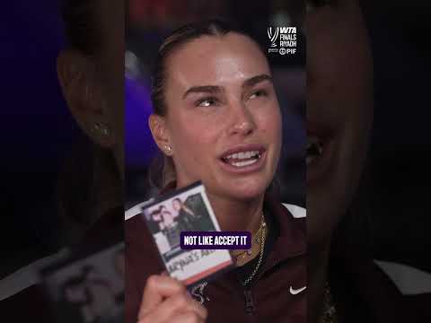 Aryna Sabalenka looks back at 4 memories from this year! #wtafinalsriyadh #tennis #sports #memories