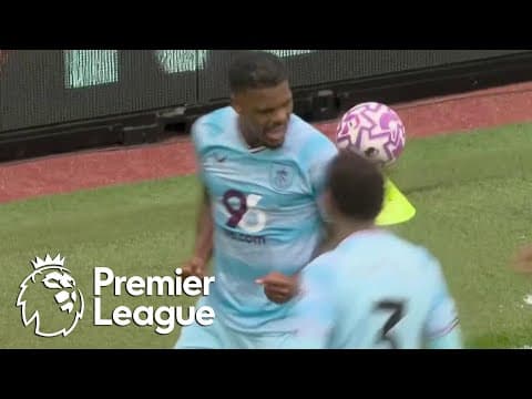 Lyle Foster equalizes for Burnley against Manchester United | Premier League | NBC Sports