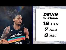 Devin Vassell’s 18-Point Performance | Full Highlights