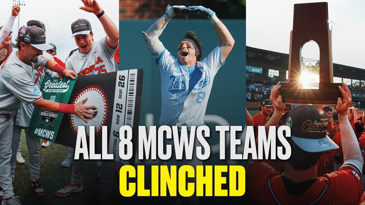 Every 2026 MCWS team's winning moment from baseball super regionals