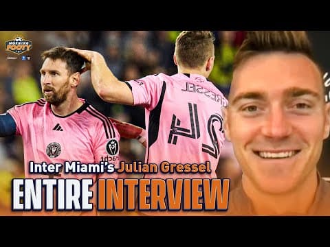 Julian Gressel on how Lionel Messi improves everyone at Inter Miami 🧠 | Morning Footy | CBS Sports