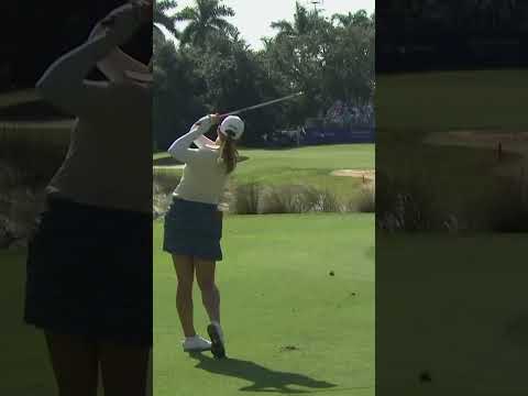 Jennifer Kupcho was THIS CLOSE to a hole-in-one 🤏