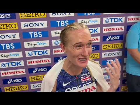 Calli Hauger-Thackery after 11th place in 10k at World Athletics Championships