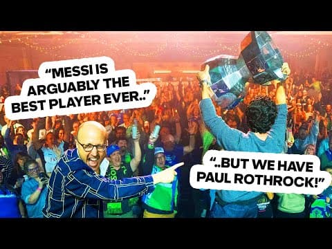 "Messi is arguably the best..but we have Paul Rothrock" - Brian Schmetzer