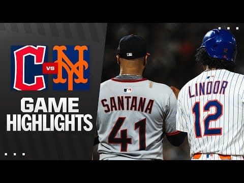 Guardians vs. Mets Game Highlights (8/4/25) | MLB Highlights