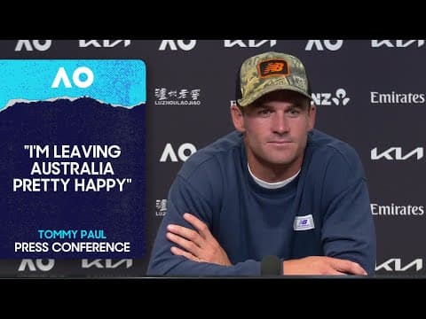 Tommy Paul Press Conference | Australian Open 2026 Fourth Round