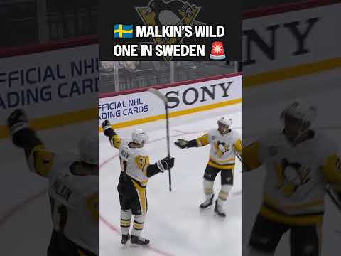 Malkin Banks It In… From Behind the Net?! 🚨😳