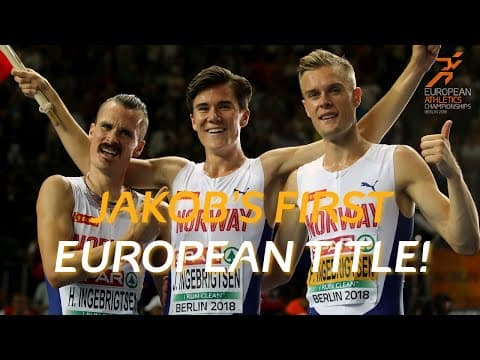 Jakob Ingebrigtsen Shines | His first European gold | Berlin 2018 full race replay
