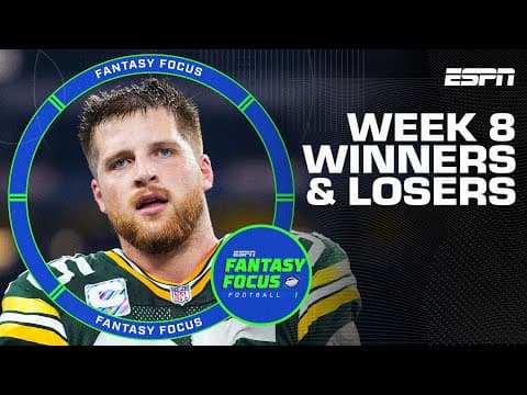 Week 8 Fantasy Football SHOCKERS: Studs Who DOMINATED & Duds Who FLOPPED | Fantasy Focus 🏈