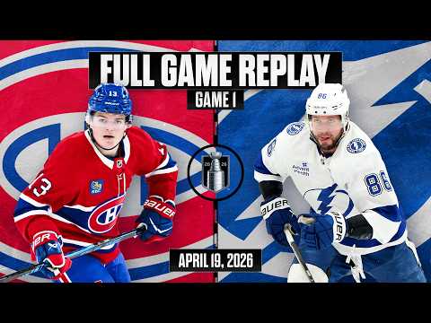 Slafkovsky's walk-off hat trick! Canadiens vs Lightning | Full Game Replay | April 19, 2026